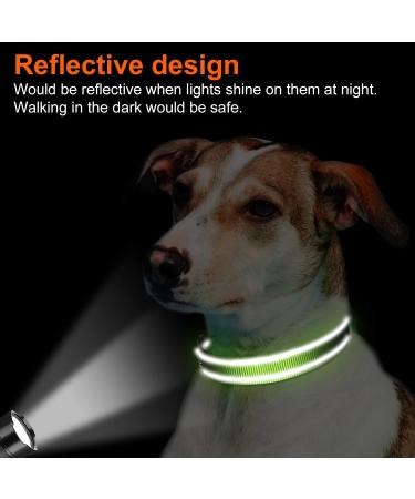 Joytale XL Reflective Dog Collar for Large Dogs Green | Durable & Safe | Pack of 1 - Buy Online on GoSupps.com