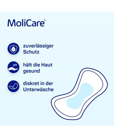 MoliCare Pad Day: Anatomically Shaped Incontinence Pads for Mild Bladder Weakness - 360 Pieces | International Shipping Available - Buy Online on GoSupps.com