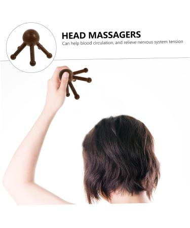 CLISPEED 4pcs Massager - Five Claws Spider Scalp Scrubber | Handheld Wenge Spa Tool for Relaxation & Stress Relief - International Shipping Available - Buy Online on GoSupps.com
