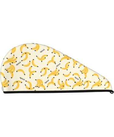 Banana Microfiber Hair Towel Wrap - Super Absorbent Coral Velvet Quick Dry for Women | Ideal for Long Curly & Thick Hair - Buy Online on GoSupps.com