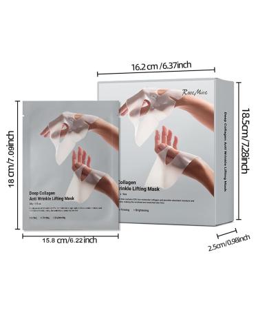 Bio-Collagen Face Hydrogel Mask - Overnight Korean Anti-Wrinkle Lifting & Firming Treatment | Pore Minimizing Collagen Mask - Buy Online on GoSupps.com