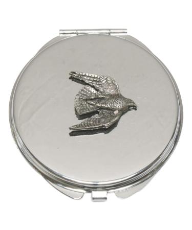 Stooping Falcon Compact Mirror Handbag Gift With Free Engraving 354