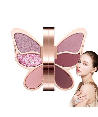 Veeteah Eyeshadow Palette 6 Colors Eyeshadow Palette Waterproof Eyeshadow Makeup Matte Shimmer Colorful Eye Cosmetic