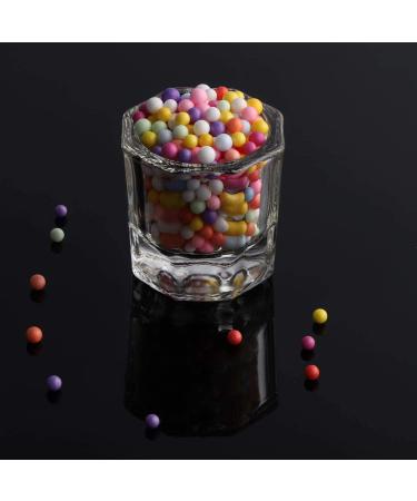 4 Piece Acrylic Dappen Dish Nail Powder Holder Set - Nail Supplies Crystal Glass Bowl Cup - Buy Online on GoSupps.com