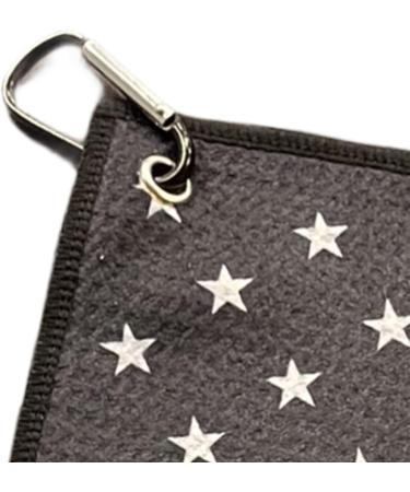 PakedDeals Thin Blue Line Flag Microfiber Golf Bag Towel 22.5 X 15 - Velour Waffle Pattern, Grommet, Carabiner - Buy Online on GoSupps.com