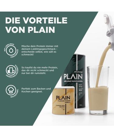 Plain Vegan Protein Powder - 26g Protein/Portion 90% EAA Profile Soy-Free 800g Plastic-Reduced Pure Plant-Based - Buy Online on GoSupps.com