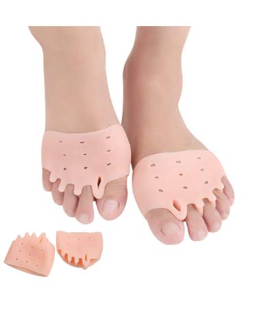 1Pair Toe Separators Ball of Foot Cushion  Metatarsal Pads for Women  Silicone Forefoot Cushions Great for Mortons Neuroma  Blisters  Forefoot Pain  Diabetic Feet  Non-Slip Wear-Resisting