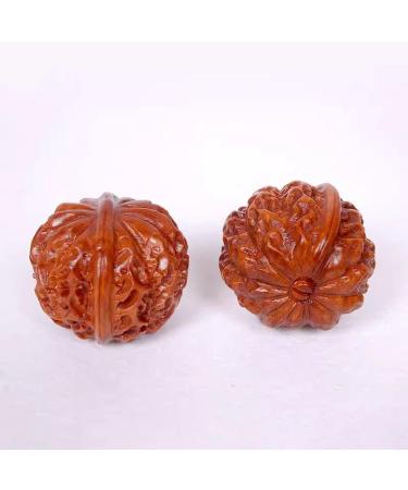 Unbit Ballstretch Magnetic Stress Ball - Handcrafted Walnut Wood Palm Massager for Stress Relief & Hand Training (50mm) - Buy Online on GoSupps.com