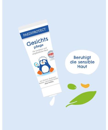 PAEDIPROTECT Cr me de soin du visage pour b b et enfant 75 ml sans parfum et sans microplastique cr me pour le visage pour peaux s ches et sensibles ingr dients de soin v g taliens apaisant et - Buy Online on GoSupps.com