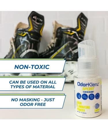 Sports Powder Odor Deodorizer 50g | Eliminate Shoe Clothing & Gear Odors | Non-Toxic Unscented Shoe Freshener - Buy Online on GoSupps.com