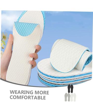 3 Pairs Latex Insoles - Thin Shoe Inserts for Women & Men | Arch Support Shoe Pads for Comfort & Repair - Buy Online on GoSupps.com
