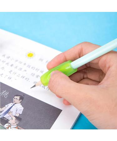 Yutou 12-Piece Ergonomic Pencil Grips for Kids - Silicone Writing Aids for Left-Handed & Right-Handed Children (3 Styles Multi-Colored) - Buy Online on GoSupps.com