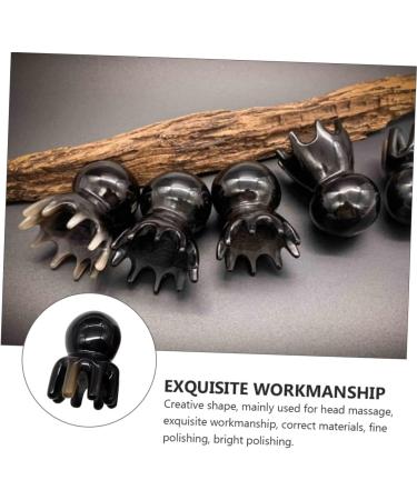 Buy Healvian Portable Massager - 2 Pcs Octopus Scalp Massager Comb Tool | Handmade Horn Cleaning Tool - International Shipping Available - Buy Online on GoSupps.com