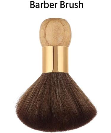 Barber Brush Soft Neck Brush Portable Hairdressing Brushes for Barbers and Hairdressers(Wood color) - Buy Online on GoSupps.com