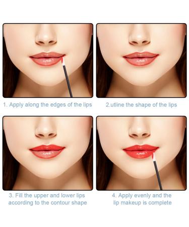 SONSENAI 300Pcs Disposable Lip Brushes - Lip Gloss Applicators Tester Wands - Buy Online on GoSupps.com