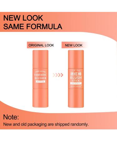 Erinde 3-in-1 Cheek Rouge Lip Tint & Eyeshadow Creamy Rouge Stick with Brushes Moisturizing Formula Easy to Use (SET C) - Buy Online on GoSupps.com