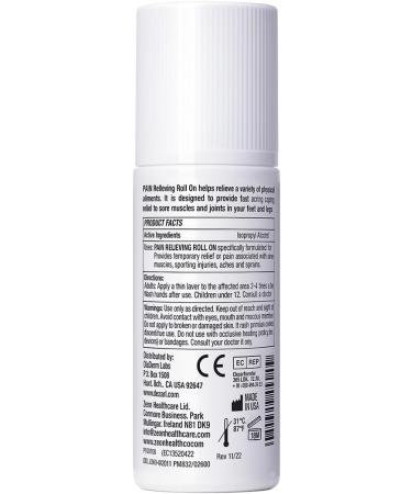 ClearZal Fast Acting Clear Pain Relieving Roll On Cooling Relief of Joint Pain Muscle Pain Muscle Soreness and Swelling from Bruises or Injury - Non-Greasy - Homeopathy 3.4oz Made in USA - Buy Online on GoSupps.com