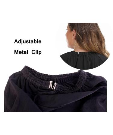 Premium Black Hairdresser Cape | Salon Cape for Hair Coloring | International Shipping Available - Buy Online on GoSupps.com