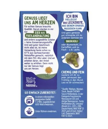 Thomy Hollandaise Sauce - 250g x 6 | Premium International Shipping - Perfect for Culinary Delights - Buy Online on GoSupps.com