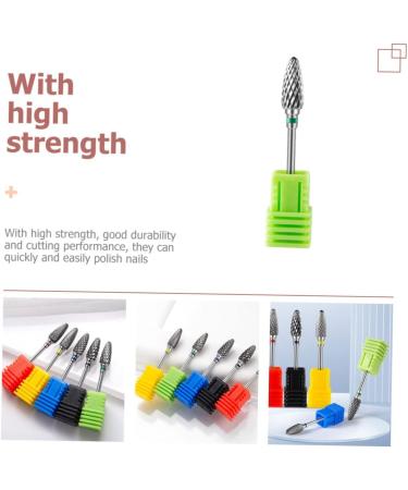 SOESFOUFU Nail Polisher Nail Grinding Drill Bit Metal Drill Bit Manicure Nail Art Tools Electric Nail File Manicure Tools Nail Bits for Nail Drill Multi-functional Nail Bits Major 7x1.3cm As Shown 3 - Buy Online on GoSupps.com