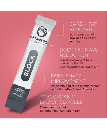 Zero Calorie Block - Carb Controller for Healthy Stomach, Decreases Calorie Impact | Advanced Supplement for Men and Women (30 Stick Packs) - Buy Online on GoSupps.com