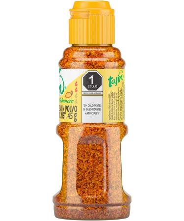 Tajin Habanero Fruit and Snack Seasoning Extra Hot 1.6oz - Buy Online on GoSupps.com