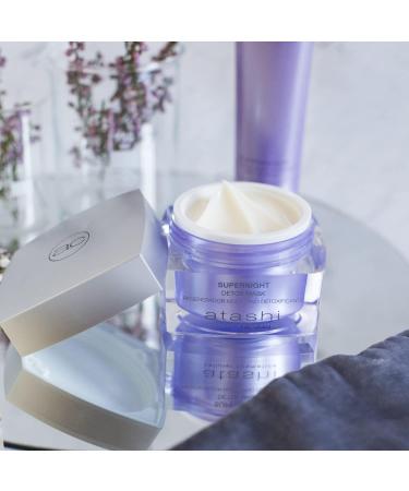 Atashi Supernight Detox Mask Purifies detoxifying and stressed skin hydrate Strengthens natural barrier Repairs and protects from blue light Hyaluronic acid Niacinamide 50ml - Buy Online on GoSupps.com