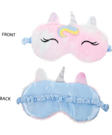ERINGOGO Couvre-yeux En Peluche Licorne Gar on Et Filles Masque Pour Dormir Doux Taille Unique Motif Tie-dye Violet Confortable Et Occultant Pour Sieste Soir e Pyjama Et Voyages - Buy Online on GoSupps.com