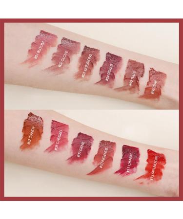  rongweiwang Waterproof matte lip stain sweat-proof smudge-proof dual-use travel-friendly travel-sized cosmetic lip makeup Type 11 - Buy Online on GoSupps.com