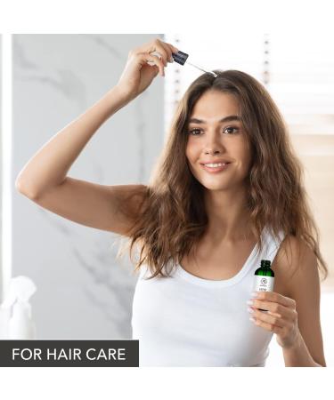 Hemp Oil Organic 100ml - Hemp Seed Oil Cold Pressed - Vegan - 100% Natural - Hemp Oil Extract in Light Protection Glass Bottle - Organic oil for Skin Care - Hair Care - Buy Online on GoSupps.com