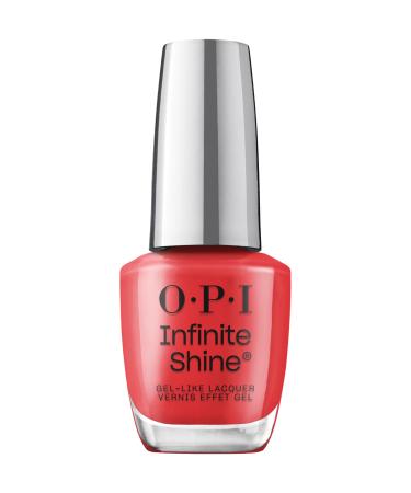 OPI Infinite Shine Long Wear Nail Polish | Opaque Bright Red Cr me Gel Like Nail Polish | Vegan Long Lasting Streak Free Cajun Shrimp