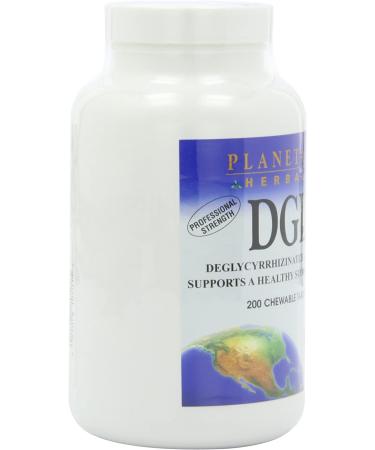 Planetary Herbals DGL Licorice 200 Chewable Tablets - Digestion Support - Buy Online on GoSupps.com