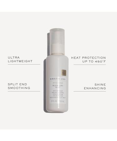 Kristin Ess Style Assist Blow Dry Mist Heat Protectant Spray for Hair - Anti Humidity & Breakage Control Frizz Taming Weightless Shine Working Serum for Damaged Hair - Buy Online on GoSupps.com