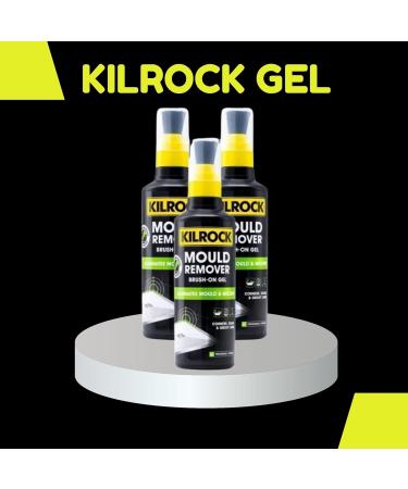 KILROCK MOULD AND MILDEW 3 PACK | BLAST AWAY CLEANER BRUSH ON GEL | FOR TILES AND GROUT | BATHROOM KITCHEN BASEMENT LAUNDRY ROOM CARAVAN BOATS OUTDOOR INDOOR | 250ml - Buy Online on GoSupps.com