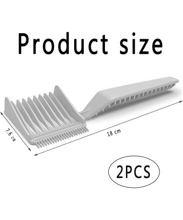 2 Pcs Fade Comb Hair Fade Tool Professional Fading Comb Hair Cutting FlatTop Comb Hair Clipper Cuts Tools for Men Salon Hairdressing Barber or At Home Barber Accessories - Buy Online on GoSupps.com