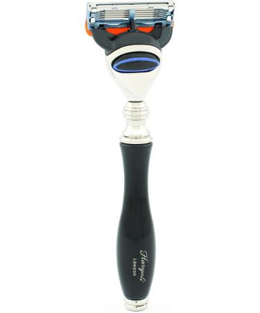 5 Pc Men's Shaving Kit - Edge Razor Badger Hair Brush Stand Soap & Bowl | Perfect Grooming Set for Men - Buy Online on GoSupps.com