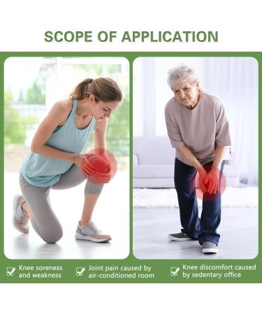 ACWOO Knee Pain Relief Patch 24PCS | Natural Wormwood Plaster for Arthritis Pain | Long Lasting Herbal Relief for Neck, Knee, and Muscle Joints - Buy Online on GoSupps.com