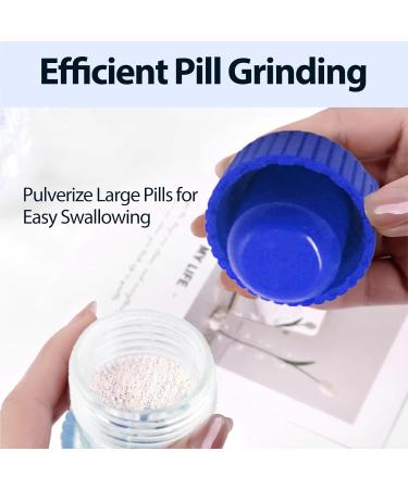 Ergonomic Pill Crusher & Grinder for Easy Tablet Crush - Ideal for Vitamins Elderly Use and Fine Powder - Buy Online on GoSupps.com