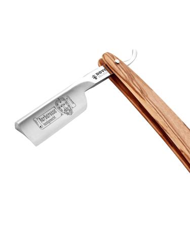 Buy DOVO Barbarossa Razor - Olive Wood Handle 5/8 Straight Carbon Steel Full Hollow Grind for Precision Shaving - International Shipping Available - Buy Online on GoSupps.com