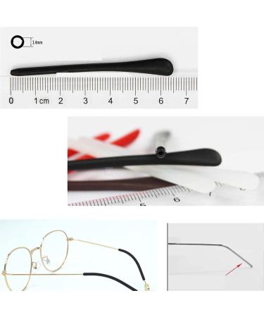 Buy Black Eyeglass End Pieces | Non-Slip Silicone Tubes | Replacement Parts & Accessories for Metal Glasses International Shipping Available - Buy Online on GoSupps.com