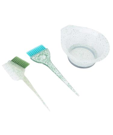 3-Part Hair Dye Set - Hairdresser Tinting Accessories - Coal Pointed Tail & Double-Sided Brushes for Salon & Home Use - Buy Online on GoSupps.com