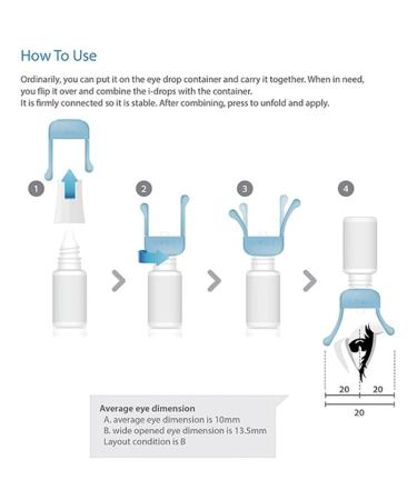 Ymiko Eye Drop | Portable Spiral Shape | Accurate & Effective Drip Process | Suitable for All Eye Drop Bottles | Green | International Shipping Available - Buy Online on GoSupps.com