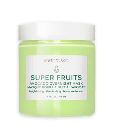 Earth To Skin Super Fruits Avocado Overnight Mask (4.0 Fl Oz)