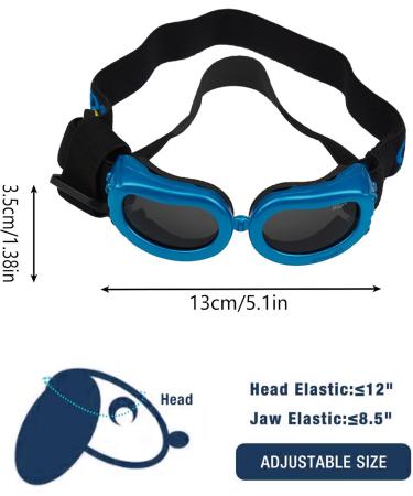 Buy Waterproof UV Protection Sunglasses for Dogs | Anti-UV Dog Glasses for Small & Medium Breeds - Buy Online on GoSupps.com