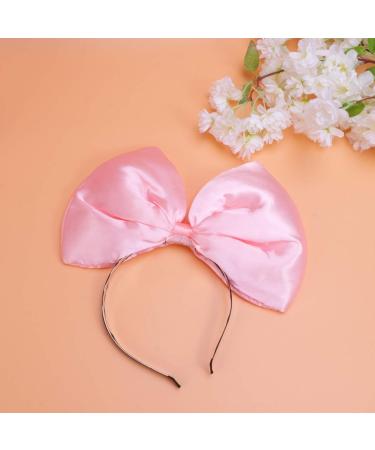 FRCOLOR Huge Bow Headband Bowknot Hair Hoop Halloween Christmas Hair Band Hoop Party Hair Accessories for Woman Girl (Pink) - Buy Online on GoSupps.com
