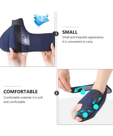 Buy Healifty Bunion Bone Adjusters - Orthotic Thumb Brace & Night Splint | Blue Left 18x8x2cm | International Shipping Available - Buy Online on GoSupps.com