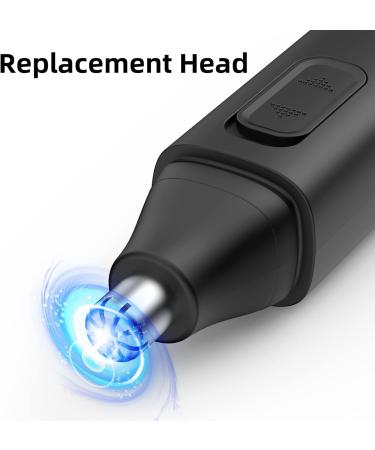 Rechargeable Ear and Nose Hair Trimmer for Men & Women - Dual Edge Blades Easy Clean Black - International Shipping - Buy Online on GoSupps.com