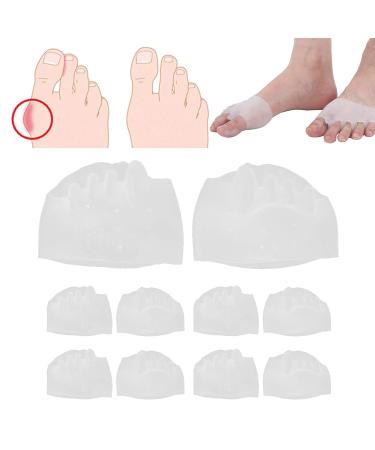 Bunion Corrector | Hallux Valgus Corrector | 5-Hole Toe Separator | Foot Toe Straightener Splint | Protectors - Transparent - Buy Online on GoSupps.com