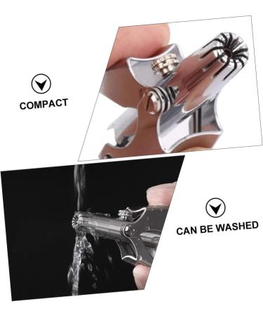 1 Set Nose Hair Scissors & Clipper - Men's Grooming Trimmer for Ear & Nose Hair Removal - Buy Online on GoSupps.com