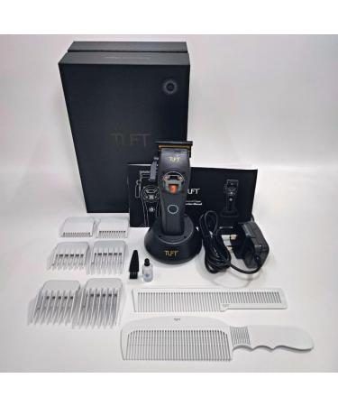 Cordless Hair Clipper by Tuft 9000-13000 RPM Motor 45mm Carbon Blade 6 Combs 120 Min Runtime - Buy Online on GoSupps.com